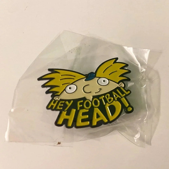 Lot of 3 Enamel Metal Pin Double Rubber Backing Arnold Power  Rangers Iron Giant - Picture 2 of 7